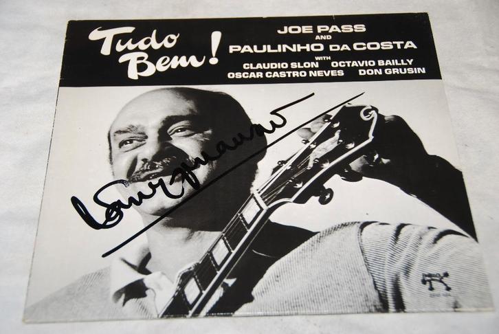 Joe Pass And Paulinho Da Costa – Tudo Bem LP Vinyl, Cd's en Dvd's, Vinyl | Jazz en Blues, Gebruikt, Jazz, 1960 tot 1980, 12 inch