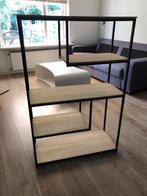 Wandkast kast beige zwart zgan ikea gamma wandmeubel, Huis en Inrichting, Ophalen of Verzenden