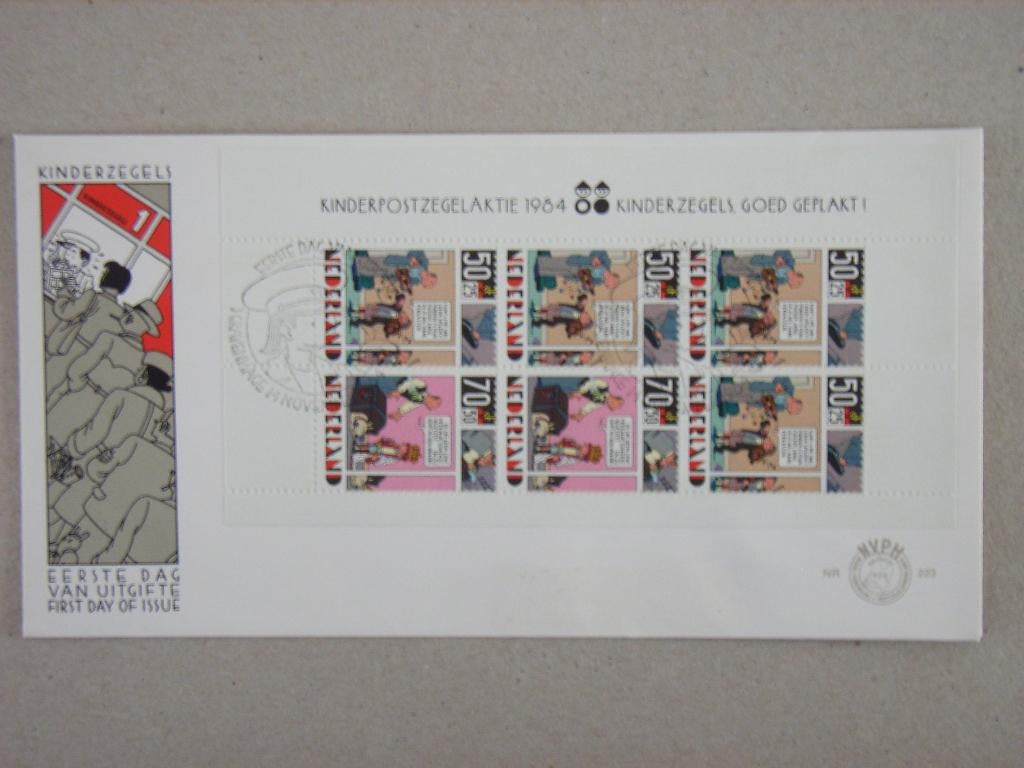 FDC   Nederland fdc e223a, Ophalen of Verzenden, Onbeschreven, Nederland