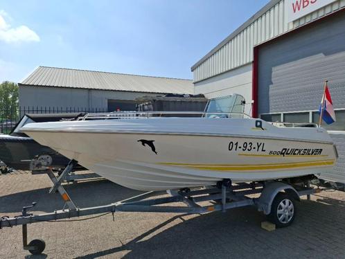 Quicksilver 500 met Suzuki 60pk 4takt en trailer, Watersport en Boten, Vis- en Consoleboten, Gebruikt, 50 tot 70 pk, 3 tot 6 meter