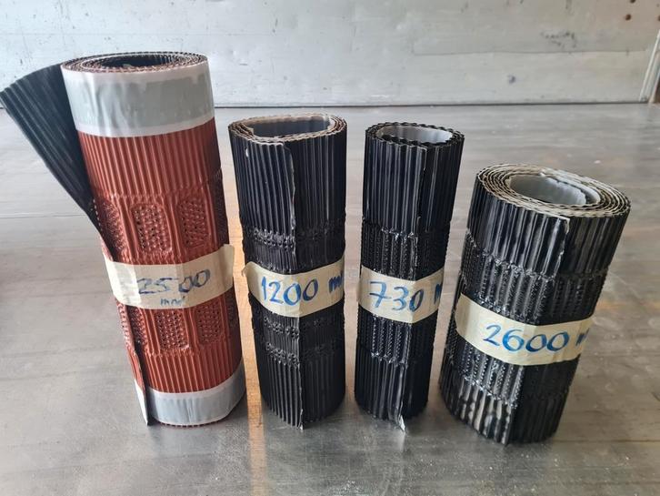Ruiterrol / Ondervorst, kleur zwart, zelfklevend, Doe-het-zelf en Verbouw, Dakpannen en Dakbedekking, Nieuw, Overige typen, Overige materialen