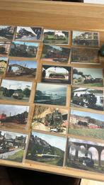30 ansichtkaarten. treinen kaarten. Stoomtreinen, Ophalen of Verzenden, Voertuig