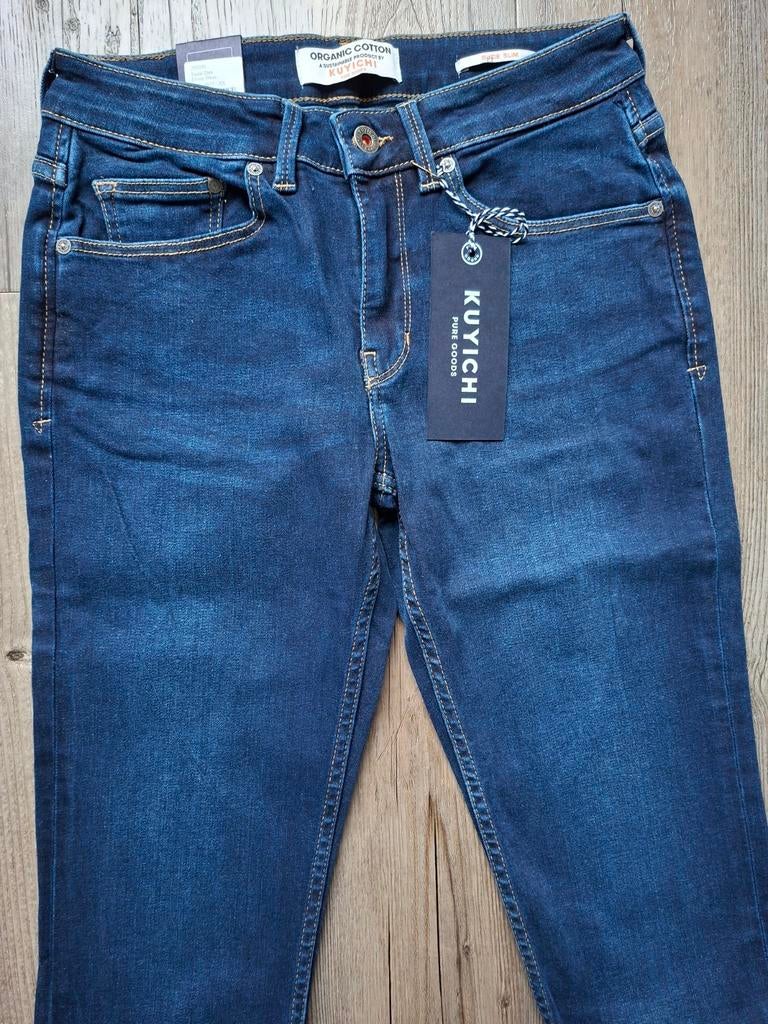 KUYICHI Suzie slimfit jeans W27 L32, Blauw, KUYICHI, Nieuw, Ophalen of Verzenden