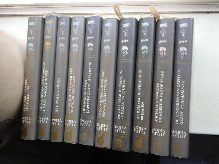 jules verne-10 stuks-uitstekende staat-losse verkoop, Boeken, Avontuur en Actie, Zo goed als nieuw, Ophalen of Verzenden