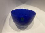 Blauw Schaaltje Pukeberg Glas, Antiek en Kunst, Curiosa en Brocante, Ophalen of Verzenden