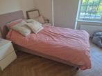 Boxspring (oud roze), Huis en Inrichting, Ophalen, Gebruikt, 90 cm, 200 cm
