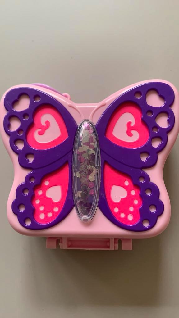 Polly Pocket vlinder, Verzamelen, Speelgoed, Zo goed als nieuw, Ophalen of Verzenden