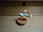 smurfen smurf baby met ooievaarnest, Ophalen of Verzenden, Zo goed als nieuw, Verschillende Smurfen, Poppetje, Figuurtje of Knuffel