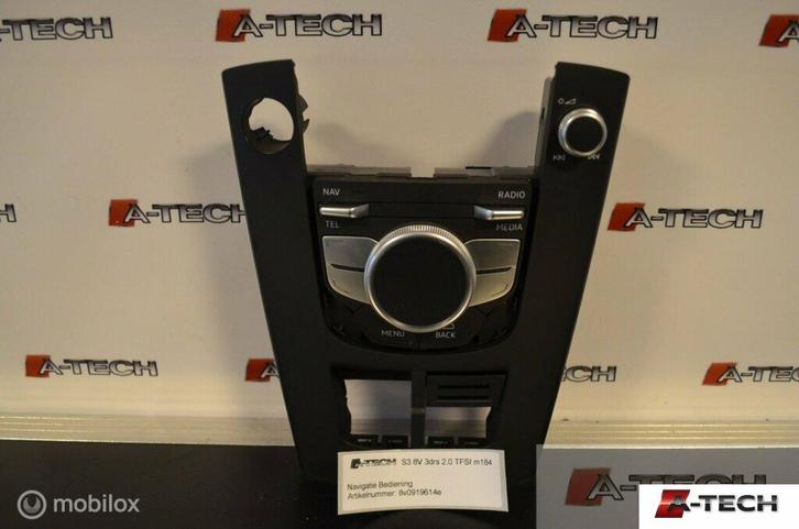 Navigatie bedieningspaneel Audi A3 8V ('12-'17) 8v0919614e, Auto-onderdelen, Dashboard en Schakelaars, Audi, Gebruikt, Ophalen of Verzenden