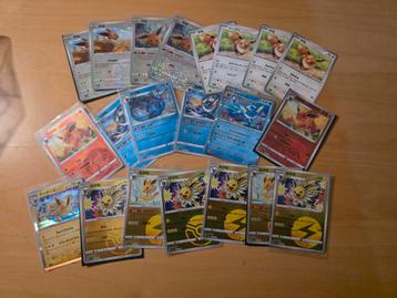 Pokemon setje eevee en evolutions beschikbaar voor biedingen