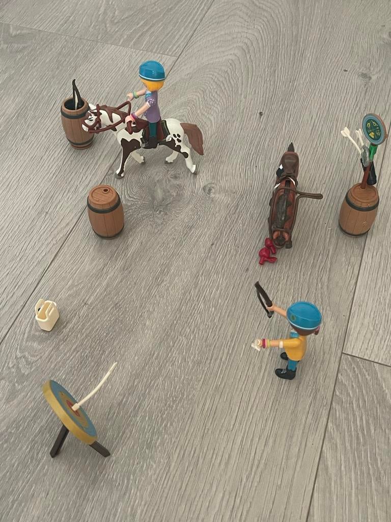 Playmobil spirit Set met Paarden en Schutter, Kinderen en Baby's, Speelgoed | Playmobil, Ophalen, Gebruikt, Los playmobil