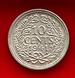 10 cent 1941 PP Wilhelmina (1), Ophalen, Zilver, 10 cent, Koningin Wilhelmina