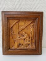 ANRI wood carving, Carl Spitzberg 1808 - 1885, Ophalen of Verzenden