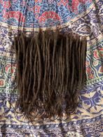 70 nieuwe human hair dread extensions 30-35cm nu 350€, Nieuw, Ophalen of Verzenden, Pruik of Haarverlenging