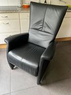 Relaxfauteuil, Ophalen, Minder dan 75 cm, Leer, Zo goed als nieuw