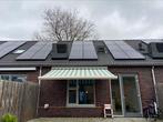 Electrisch knikarmscherm semi gesloten (Napels), Tuin en Terras, Elektrisch, Knikarmscherm, Zo goed als nieuw, Ophalen