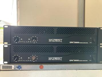Crest CPX2600 2-kanaals versterker (2 stuks) beschikbaar voor biedingen