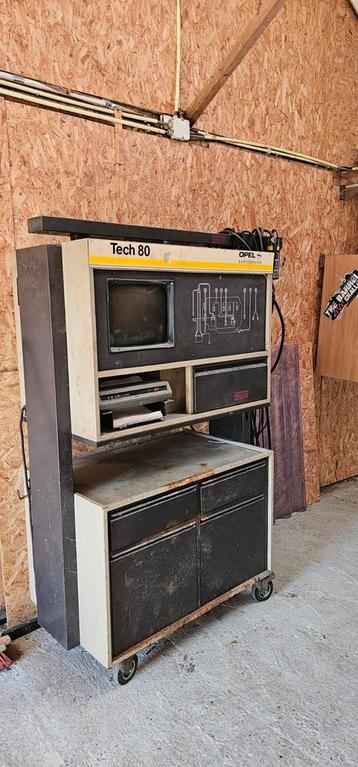 Uniek! Klassiek Opel Tech 80 Diagnoseapparaat (Sun Electric) beschikbaar voor biedingen