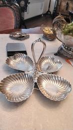 Zilveren oesterschaal., Ophalen of Verzenden, Zilver