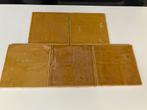 5m2 Wandtegels oud Hollands tegels oker geel 13cm, Ophalen, Nieuw, Minder dan 20 cm, Minder dan 20 cm