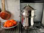 Couscous pan, Huis en Inrichting, Keuken | Potten en Pannen, Rvs, Zo goed als nieuw, Ophalen, Kookpan of Snelkookpan