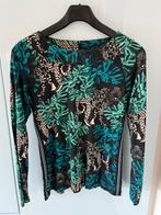 Geisha t shirt print blauw groen zwart lange mouw mt36nieuw, Geisha, Blauw, Nieuw, Ophalen of Verzenden