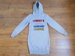 Vingino hoodiejurk grijs, maat 164, Meisje, Ophalen of Verzenden, Zo goed als nieuw, Vingino