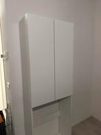 Wasmachinekast - Praktisch & Stijlvol! Nog geen jaar oud wit, Huis en Inrichting, Ophalen, 50 tot 100 cm, Zo goed als nieuw, 150 tot 200 cm