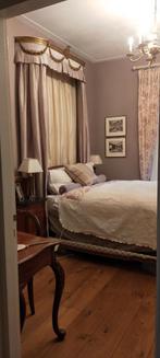 Prachtig compleet gestoffeerd antiek bed 140. Zonder hemel, Ophalen