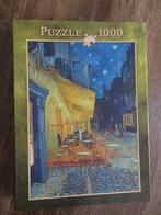 puzzel cafeterras bij nacht , vincent van Gogh , 1.000 stuks, Gebruikt, Ophalen of Verzenden, 500 t/m 1500 stukjes, Legpuzzel
