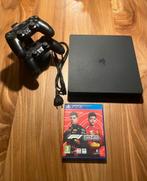 Playstation 4, 1 TB, 2 controllers, 1 game, Ophalen of Verzenden, Zo goed als nieuw, Met 2 controllers, Original