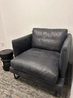 Fauteuil Jackson in zwart leer, Huis en Inrichting, Fauteuils, Nieuw, Natuurlijk wonen, 75 tot 100 cm, Modern