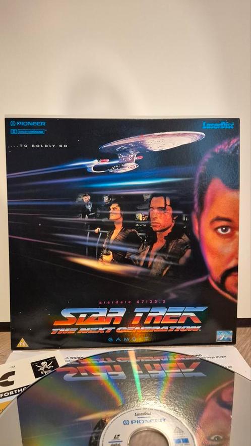 StarTrek Next Gen Gambit Laserdisc, Cd's en Dvd's, Dvd's | Science Fiction en Fantasy, Zo goed als nieuw, Science Fiction, Ophalen of Verzenden
