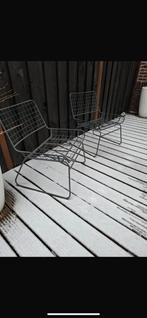 2 stoelen, Tuin en Terras, Ligbedden, Ophalen, Gebruikt, Aluminium