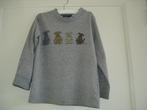 Ralph Lauren Polo t-shirt mt 4 jaar longsleeve grijs+ honden, Ophalen, Zo goed als nieuw, Jongen of Meisje, Shirt of Longsleeve