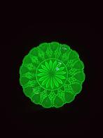 Val Saint Lambert uranium glass plate, Antiek en Kunst, Ophalen of Verzenden