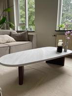 Leuke salon tafel met marmer look, Ophalen, Overige materialen, 100 tot 150 cm, 50 tot 100 cm