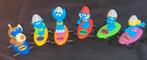 Complete set 6 Hardee's smurfen + skateboards Applause !, Verzenden, Verschillende Smurfen