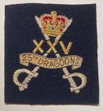 British Army 25th Dragoons Regiment blazer badge, Verzamelen, Ophalen of Verzenden, Landmacht, Engeland, Embleem of Badge