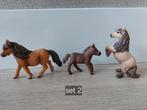 Schleich Shetlander hengst, merrie, veulen Set 2, Ophalen of Verzenden, Gebruikt, Jongen of Meisje