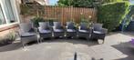6 stuks geschoren wicker stoelen., Tuin en Terras, Ophalen, Rotan, 6 zitplaatsen, Zo goed als nieuw