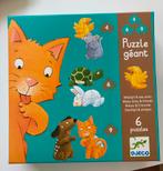 Djeco Dieren puzzel: 6 puzzels in 1 doos vanaf 2 jaar, Kinderen en Baby's, Speelgoed | Kinderpuzzels, Ophalen of Verzenden, Zo goed als nieuw