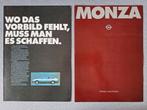 2 x Brochure OPEL MONZA - 1978 DE., Ophalen of Verzenden, Opel