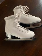 Witte kunstschaatsen met bont maat 37, Sport en Fitness, Schaatsen, Zo goed als nieuw, Kunstschaatsen, Ophalen, Overige merken