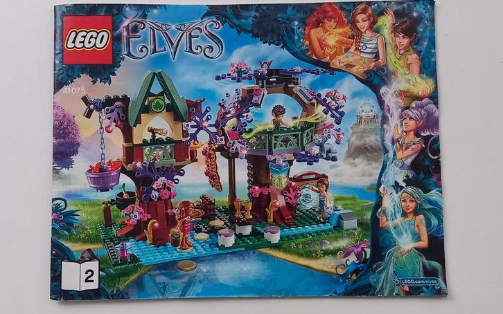 Lego Elves 41075 incl. handleiding, Kinderen en Baby's, Speelgoed | Duplo en Lego, Zo goed als nieuw, Lego, Complete set, Ophalen of Verzenden