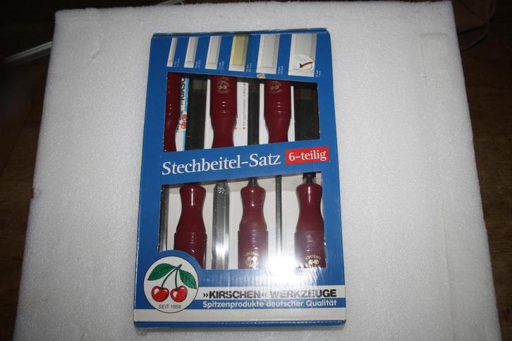 Steekbeitels KIRSCHEN set NIEUW, steekbeitelset, beitels, Doe-het-zelf en Verbouw, Gereedschap | Handgereedschap, Nieuw, Ophalen of Verzenden