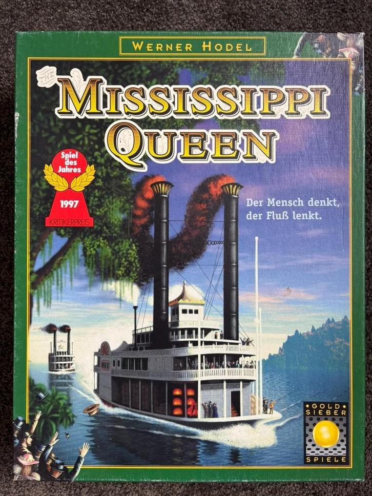 Bordspel Mississippi Queen, Hobby en Vrije tijd, Gezelschapsspellen | Bordspellen, Gebruikt, Drie of vier spelers, Ophalen