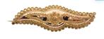Vintage Gouden Filigrain Broche 14k, 4 tot 7 cm, Gebruikt, Geel, Ophalen of Verzenden
