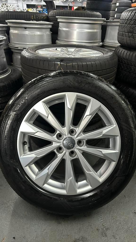 Audi Q3 zomer 18inch, Auto-onderdelen, Banden en Velgen, Banden en Velgen, Zomerbanden, 18 inch, 235 mm, Personenwagen, Gebruikt