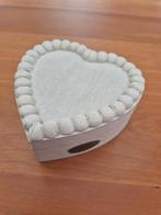 Riverdale houten sieraden kistje, wit, hartvorm, Sieraden, Tassen en Uiterlijk, Ophalen of Verzenden, Zo goed als nieuw, Wit